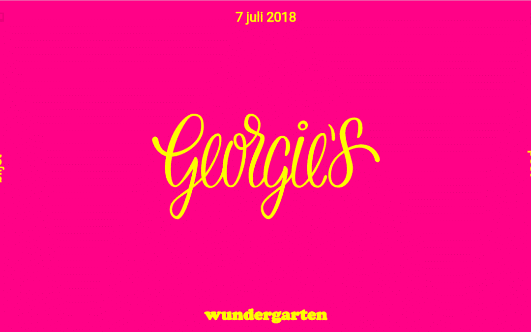 Saturday 07.07.2018 – Georgie’s Wundergarten ’18